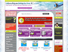 Tablet Screenshot of laboutiquedelapiscine.com